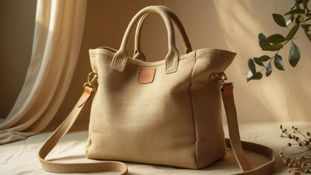 Jute bag - eco-friendly alternative to plastic bags
